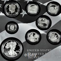 2017 Limited Edition Silver Proof Set w RARE S Mint Proof Silver Eagle IN STOCK