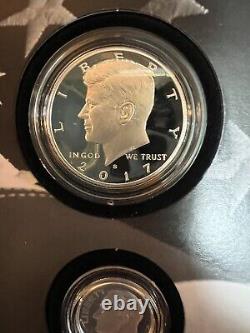 2017 Limited Edition Silver Proof Set with OGP-COA. 999 Silver ASE. 90 5 State 25ç