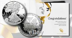 2017-S Congratulations Set Silver American Eagle Proof Fresh Box from the Mint