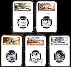 2017 S Limited Edition Silver Proof Quarter Set Ngc Pf70 Uc Er Early Releases