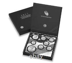2017 S Limited Edition Silver Proof Set 50k Mintage- 17RC Free Shipping
