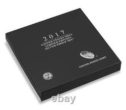 2017 S Limited Edition Silver Proof Set 50k Mintage- 17RC Free Shipping