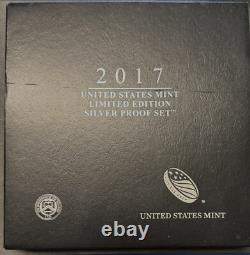 2017-S Limited Edition Silver Proof Set 8 Coin Set in OGP Free US Shipping HT