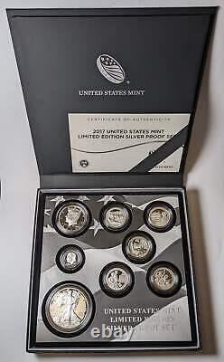 2017-S Limited Edition Silver Proof Set 8 Pc