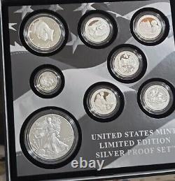 2017 S Limited Edition Silver Proof Set OGP & COLA COINS BRILLIANT DEEP MIRROR
