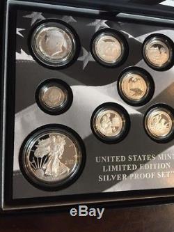 2017-S Limited Edition Silver Proof Set with Proof Silver Eagle in OGP 17RC