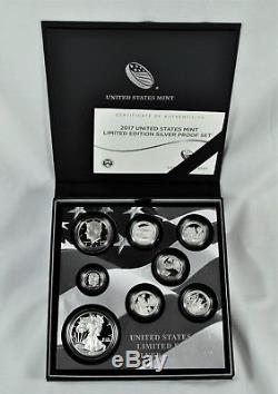 2017-S Mint Limited Edition Silver Proof Set with the 2017-S Proof Eagle 17RC