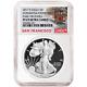 2017-s Proof $1 American Silver Eagle Congratulations Set Ngc Pf69uc Trolley Er