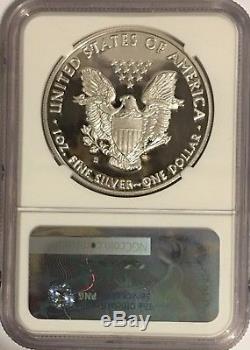 2017 S Proof Silver Eagle Limited Edition Set Ngc Pf69 Er Ultra Cameo Trolley