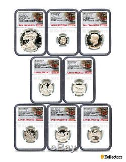 2017 S Silver Proof Limited Edition Set Ngc Pf70 Ultra Cameo Early Releases