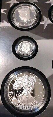 2017 S US Limited Edition Silver Proof Set OGP 8 Coins W COA-mintage of 50k Sets