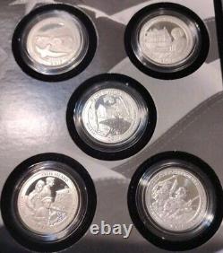 2017 S US Limited Edition Silver Proof Set OGP 8 Coins W COA-mintage of 50k Sets