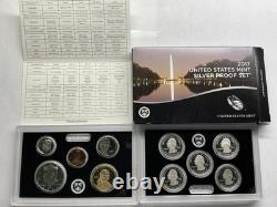 2017-S US Mint. 999 Silver Proof Set withCOA & Box 10 Coins 080826 08ik