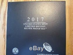 2017-S US Mint Limited Edition Silver Proof 8 Coin Set with American Eagle