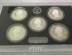 2017 US Mint America The Beautiful Five (5) Quarters Silver Proof Set, OGP