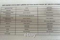 2017 US Mint Limited Edition Silver Proof Set (17RC) Includes COA