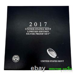 2017 US Mint Limited Edition Silver Proof Set American Eagle Collection With Box
