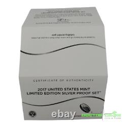 2017 US Mint Limited Edition Silver Proof Set American Eagle Collection With Box