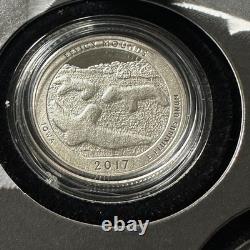 2017 US Mint Ltd Edition Silver Proof Set Silver Coins x8 OGP & COA (90599)