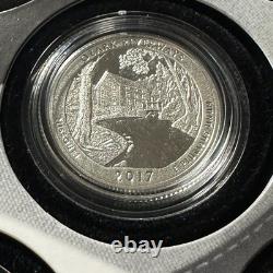 2017 US Mint Ltd Edition Silver Proof Set Silver Coins x8 OGP & COA (90599)