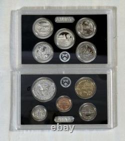 2017 US Mint Silver Proof Set Complete Box COA 90% Silver Coins S Mint