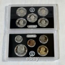 2017 US Mint Silver Proof Set Complete Box COA 90% Silver Coins S Mint
