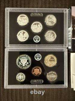 2017 US Mint Silver Proof Set With Light Toning With OGP