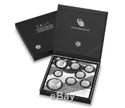 2017 US (S) Mint Limited Edition Silver Proof Set PAID for Fastest Shipping