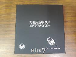 2017 U. S. Mint Limited Edition Silver Proof Set With Box & COA