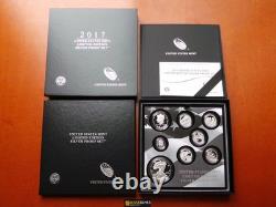 2017- United States Mint Limited Edition Silver Proof Set Pristine OGP free ship