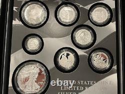 2017 United States Mint Limited Edition Silver Proof Set WithOGP & COA
