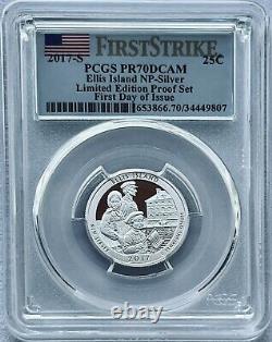 2017-s Limited Edition Silver Proof Set Pcgs Pr70dcam Fdoi First Strike Pop90