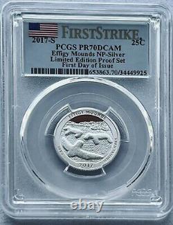 2017-s Limited Edition Silver Proof Set Pcgs Pr70dcam Fdoi First Strike Pop90