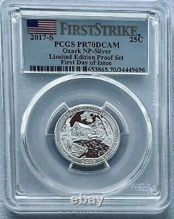 2017-s Limited Edition Silver Proof Set Pcgs Pr70dcam Fdoi First Strike Pop90