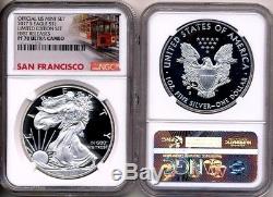 2017-s Proof Silver Eagle Ngc Pf70 Ucam Limited Edition Set First Releases