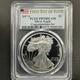 2017-s Silver Eagle Dollar First Day Of Issue Congrats Set Pcgs Pr70dcam