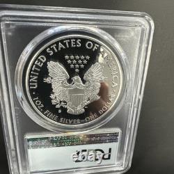 2017-s Silver Eagle Dollar First Day Of Issue Congrats Set Pcgs Pr70dcam