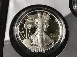 2018 Limited Edition Silver Proof Set in OGP with 1 Troy oz Silver American Eagle