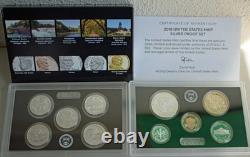2018 S ANNUAL Silver 10 Coin Proof Set US Mint Original Box and COA Complete