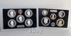2018 S ANNUAL Silver 10 Coin Proof Set US Mint Original Box and COA Complete