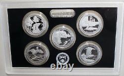 2018 S ANNUAL Silver 10 Coin Proof Set US Mint Original Box and COA Complete