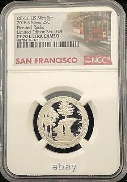 2018 S Limited Edition Set Silver Pf70 Ultra Cameo First Day Issueawesome Set
