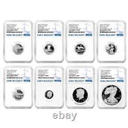 2018-S Limited Edition Silver Proof Set 8pc. NGC PF69UC ER Blue Label
