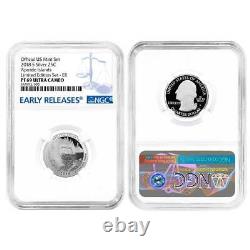 2018-S Limited Edition Silver Proof Set 8pc. NGC PF69UC ER Blue Label