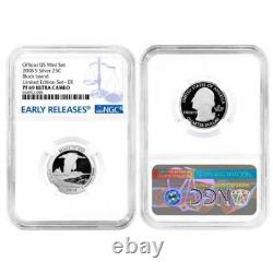 2018-S Limited Edition Silver Proof Set 8pc. NGC PF69UC ER Blue Label