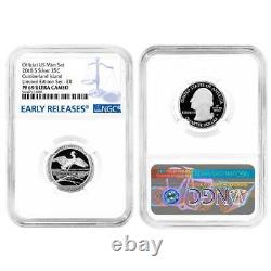 2018-S Limited Edition Silver Proof Set 8pc. NGC PF69UC ER Blue Label