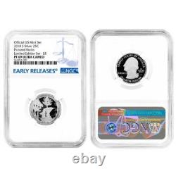 2018-S Limited Edition Silver Proof Set 8pc. NGC PF69UC ER Blue Label