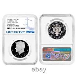 2018-S Limited Edition Silver Proof Set 8pc. NGC PF69UC ER Blue Label