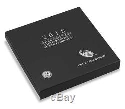 2018 S Limited Edition Silver Proof Set Limited Mintage 18RC PRESALE