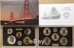 2018 S San Francisco Mint Silver Reverse Proof Set, Limited Mintage
